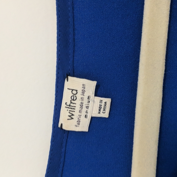 Wilfred electric blue blouse M Aritzia - Picture 5 of 8
